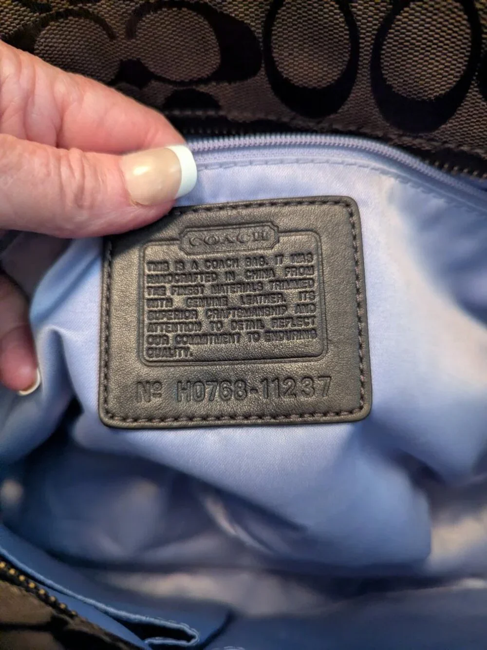 Coach gallery tote